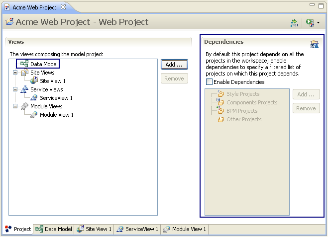 An example of Web Project