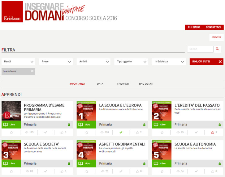 insegnare domani screenshot website